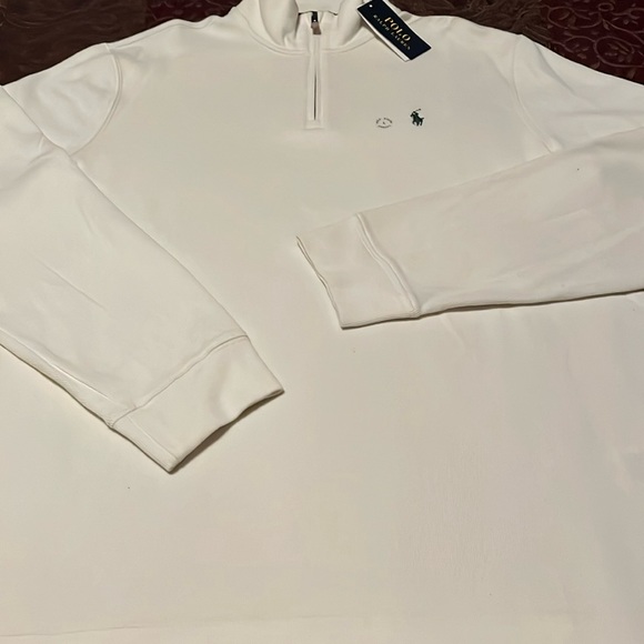 Polo Ralph Lauren Luxe Prima Cotton Lightweight Half Zip Sweater